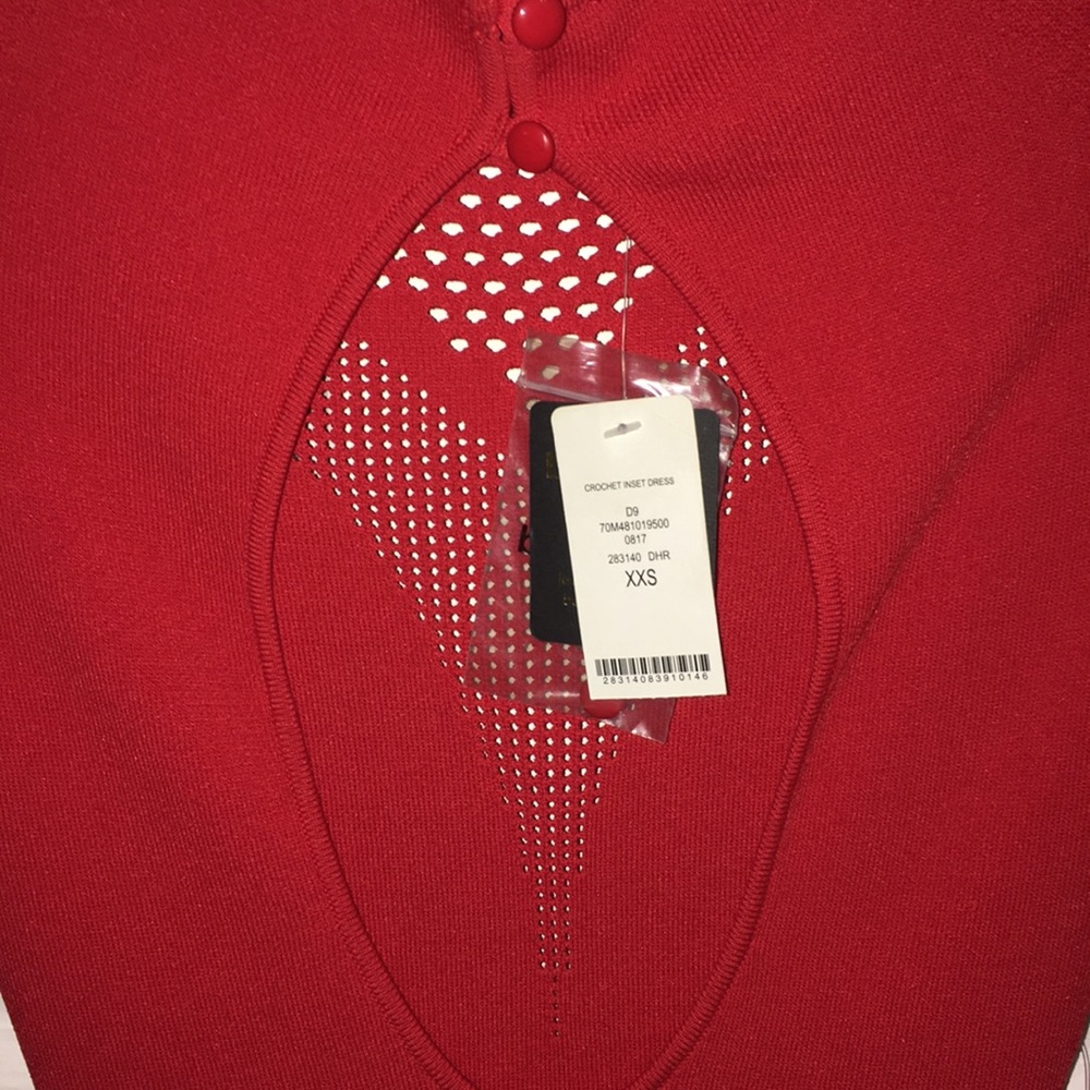 π₯π NWT Bebe Crochet Inset Bodycon π π₯ - Picture 7 of 11